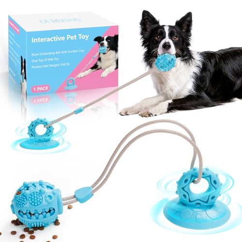 Hundespielzeug mit Saugnapf, Hundespielzeug für kleine, mittelgroße Hunde, geistig stimulierendes Spielzeug für Welpen, um sie zu beschäftigen von GUDEEYOO