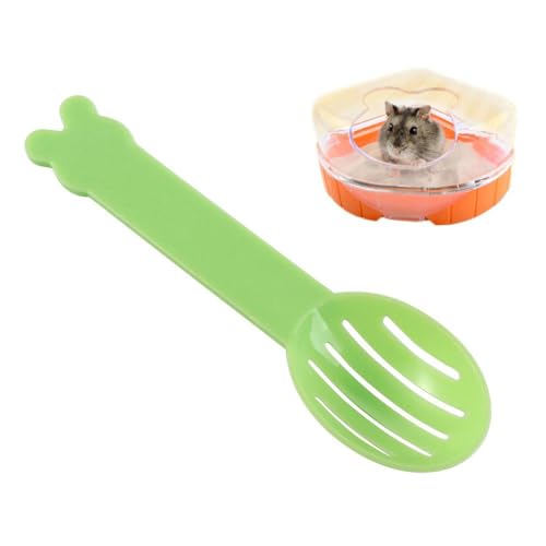 GUEDKIKL 5 Stück Hamster-Sandschaufel, Mini-Hamsterstreuschaufel, Siebschaufel, Käfig-Reinigungswerkzeug für Igel, Hamster, zufällige Farbe GUEDKIKL 5 Stück Hamster-Sandschaufel, Mini-Hamsterstreuschaufel, Siebschaufel, Käfig-Reinigungswerkzeug für Igel, Hamster, zufällige Farbe von GUEDKIKL