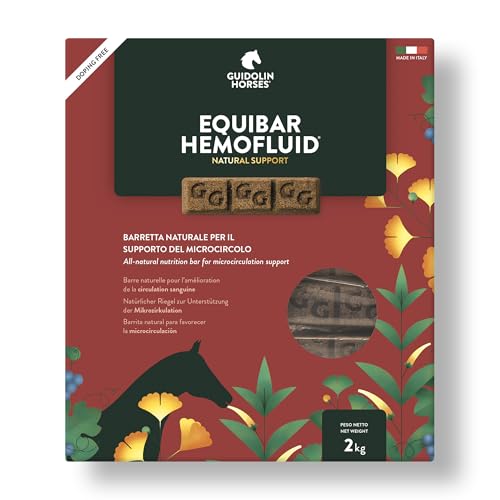 Equibar Hemofluid® 2 kg natürlicher Riegel zur Unterstützung der Mikrozirkulation bei Pferden, geschwollene Beine, Dermatitis und Insektenstiche Equibar Hemofluid® 2 kg natürlicher Riegel zur Unterstützung der Mikrozirkulation bei Pferden, geschwollene Beine, Dermatitis und Insektenstiche von GUIDOLIN EQUIBAR NATURAL SUPPORT