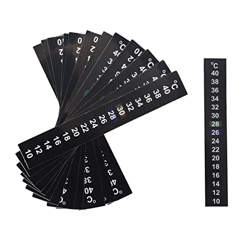 GUIJIALY 12 StüCke Tragbares Aquarium Aquarium Aufklebbarer Thermograph Temperatur Messung Celsius Thermometer Aufkleber GUIJIALY 12 StüCke Tragbares Aquarium Aquarium Aufklebbarer Thermograph Temperatur Messung Celsius Thermometer Aufkleber von GUIJIALY