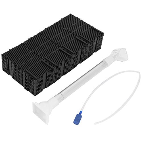 GUIJIALY 20 Stueck Schwarz Kunststoff Aquarium Bodenfilter + Luftleitung + Rohr GUIJIALY 20 Stueck Schwarz Kunststoff Aquarium Bodenfilter + Luftleitung + Rohr von GUIJIALY