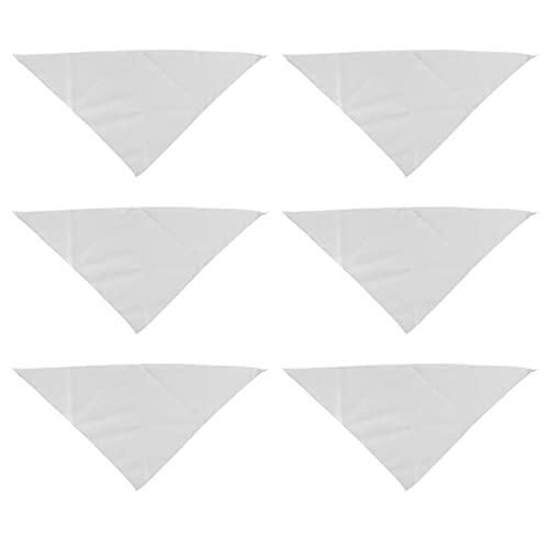 6 Stück Sublimationsdruck Haustier Bandana Wärmeübertragung waschbar DIY Dreieckstuch Lätzchen Halstuch für Hunde Welpen Katzen von GUIJIALY