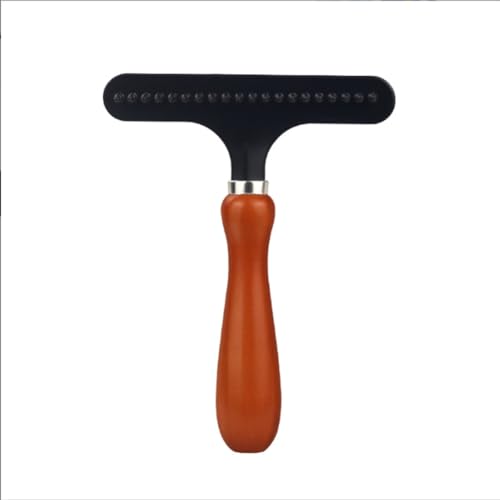 GUIJIALY Teppichrechen Tierhaarentferner, Eisenkamm mit Holzgriff zum Entfernen Von Teppichen, 1 Stück GUIJIALY Teppichrechen Tierhaarentferner, Eisenkamm mit Holzgriff zum Entfernen Von Teppichen, 1 Stück von GUIJIALY