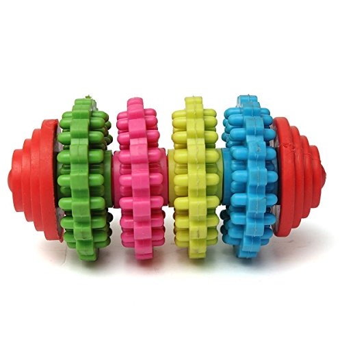 Bunter Gummi Haustier Hundewelpen Zahnmedizinische Zahnen Gesunde Zahn Zahnfleisch Kauen Spiel Spielzeug Zufällige Farbe von GUKOM