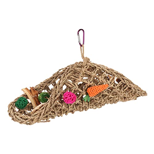 GULEEK Haustier Vogel Knabbern Kletternetz Hängematte Tunnel Knabbern Schleifen Schnabel Schaukel Spielen Erleichterung Innenbehänge GULEEK Haustier Vogel Knabbern Kletternetz Hängematte Tunnel Knabbern Schleifen Schnabel Schaukel Spielen Erleichterung Innenbehänge von GULEEK