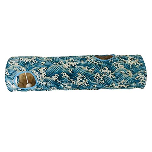GUOCU 2 in 1 Katzenbett Katze Hund Kaninchen Welpen Spielen katzenspielzeug Tunnel Übungsaktivität Spielzeug,Blau 2,Style 1 GUOCU 2 in 1 Katzenbett Katze Hund Kaninchen Welpen Spielen katzenspielzeug Tunnel Übungsaktivität Spielzeug,Blau 2,Style 1 von GUOCU