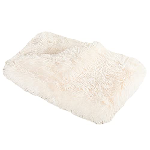 GUOCU Hundedecken Flauschig Plüsch Katzendecke Super Softe Weiche Warme Einfarbig Doppeilseitige Haustierdecke Weiche Fleecedecke Waschbare, Bett Decken für Hunde Und Katze,Weiß,78×54cm GUOCU Hundedecken Flauschig Plüsch Katzendecke Super Softe Weiche Warme Einfarbig Doppeilseitige Haustierdecke Weiche Fleecedecke Waschbare, Bett Decken für Hunde Und Katze,Weiß,78×54cm von GUOCU