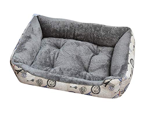 Heimtierbedarf Hundekorb Waschbar Hundebett Abnehmbar Waschbar Multicolor Haustierbett für Haustiere in Allen Größen Vierteiliges Set Grau S Heimtierbedarf Hundekorb Waschbar Hundebett Abnehmbar Waschbar Multicolor Haustierbett für Haustiere in Allen Größen Vierteiliges Set Grau S von GUOCU