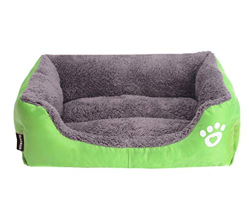 Hundebett Hundekorb Hundesofa Tierbett Für Kleine, Mittlere Und Grosse Hunde Waschbar Kuschelkissen Katzensofa Hundehöhle Katzenbett Für Kleine,Grün,M Hundebett Hundekorb Hundesofa Tierbett Für Kleine, Mittlere Und Grosse Hunde Waschbar Kuschelkissen Katzensofa Hundehöhle Katzenbett Für Kleine,Grün,M von GUOCU