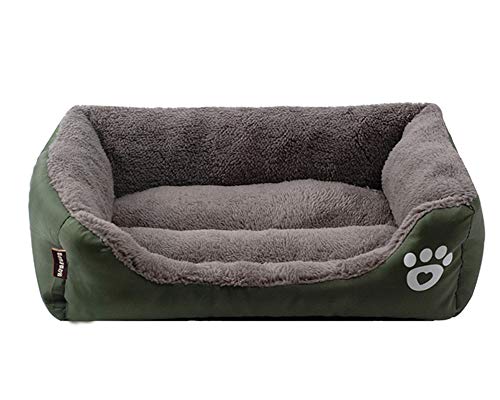 Hundebett Hundekorb Hundesofa Tierbett Für Kleine, Mittlere Und Grosse Hunde Waschbar Kuschelkissen Katzensofa Hundehöhle Katzenbett Für Kleine,Grün 3,M Hundebett Hundekorb Hundesofa Tierbett Für Kleine, Mittlere Und Grosse Hunde Waschbar Kuschelkissen Katzensofa Hundehöhle Katzenbett Für Kleine,Grün 3,M von GUOCU