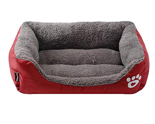 Hundebett Hundekorb Hundesofa Tierbett Für Kleine, Mittlere Und Grosse Hunde Waschbar Kuschelkissen Katzensofa Hundehöhle Katzenbett Für Kleine,Rot 3,L Hundebett Hundekorb Hundesofa Tierbett Für Kleine, Mittlere Und Grosse Hunde Waschbar Kuschelkissen Katzensofa Hundehöhle Katzenbett Für Kleine,Rot 3,L von GUOCU