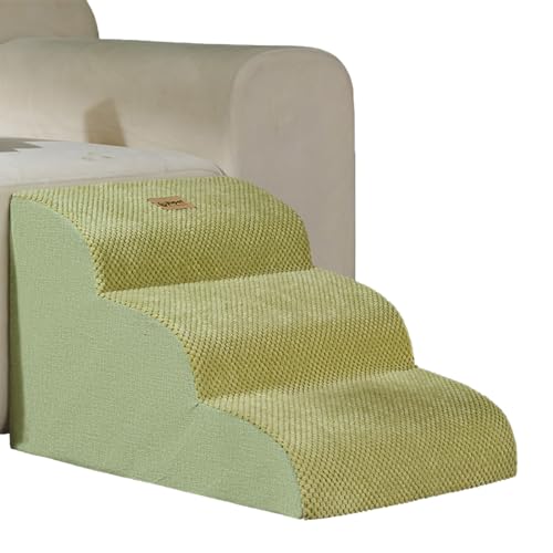 Tragbar Hundetreppe für Kleine Hunde & Katzen,4 Stufen Haustiertreppe für Bett und Sofa aus Schwamm,Katzentreppe mit Abnehmbare Waschbarem Bezug,Rutschfeste Haustierrampe Hunderampe Kaffee 72*36*40cm Tragbar Hundetreppe für Kleine Hunde & Katzen,4 Stufen Haustiertreppe für Bett und Sofa aus Schwamm,Katzentreppe mit Abnehmbare Waschbarem Bezug,Rutschfeste Haustierrampe Hunderampe Kaffee 72*36*40cm von GUOCU
