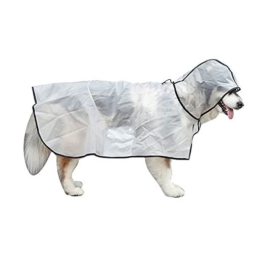 Transparentes Haustier Regenmantel Hundewanderkleidung mit Kapuze,Ultraleicht Winddichte Hoodies Hund Regenbekleidung Poncho Regenschutz Hundemantel für mittlere, große Hunde Alaska, Labrador Sz 10 Transparentes Haustier Regenmantel Hundewanderkleidung mit Kapuze,Ultraleicht Winddichte Hoodies Hund Regenbekleidung Poncho Regenschutz Hundemantel für mittlere, große Hunde Alaska, Labrador Sz 10 von GUOCU
