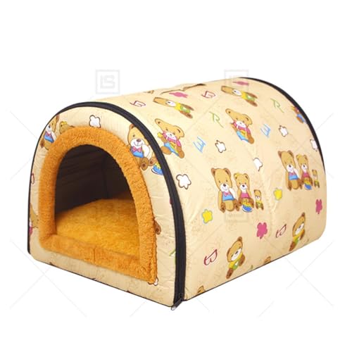 GUOXIAR wasserdichte Kleine Hundehütte for Draußen, Warme Katzenschlafmatte for Drinnen, Bequeme Welpensofahöhle, Haustiernest for Kleine Hunde, Katzen, Kaninchen, Totoro(#3,S) von GUOXIAR