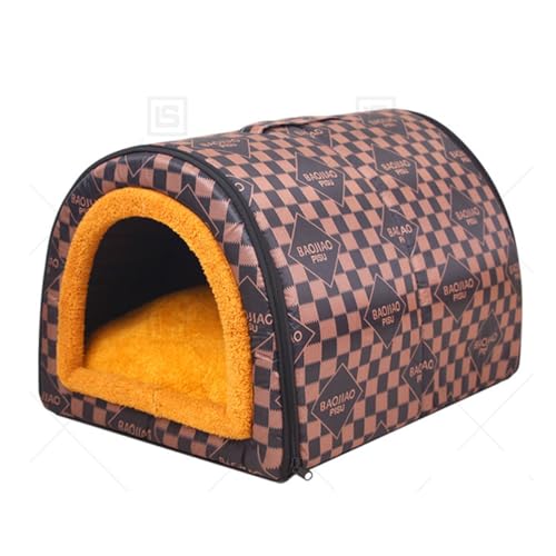 GUOXIAR wasserdichte Kleine Hundehütte for Draußen, Warme Katzenschlafmatte for Drinnen, Bequeme Welpensofahöhle, Haustiernest for Kleine Hunde, Katzen, Kaninchen, Totoro(#6,M) von GUOXIAR