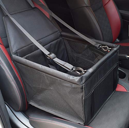 GUOYI® Wasserdicht Atmungsaktiv Haustier Auto Matte - Sicherheit Doppelt Schicht Verdickt Tragen Tasche Reisen Kissen (Schwarz) von GUOYI