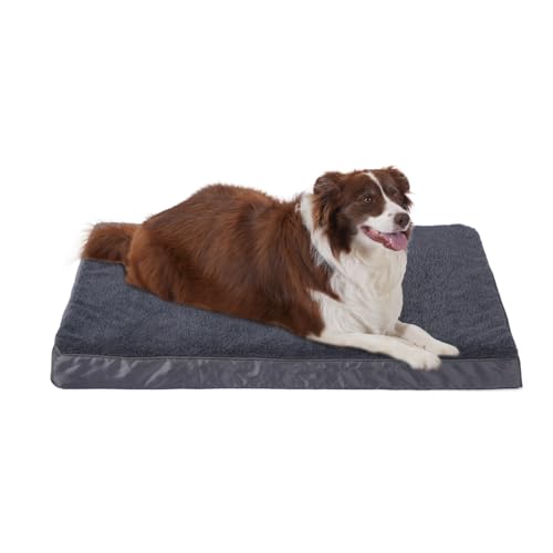 GUPPBF Hundekissen - Orthopädisches Hundebett-Matratze mit doppeltem Verwendungszweck (kühl/warm) -Robust und fleckenresistent-Maschinenwaschbar-Dunkelgrau- 75 cm × 50 cm × 7 cm GUPPBF Hundekissen - Orthopädisches Hundebett-Matratze mit doppeltem Verwendungszweck (kühl/warm) -Robust und fleckenresistent-Maschinenwaschbar-Dunkelgrau- 75 cm × 50 cm × 7 cm von GUPPBF