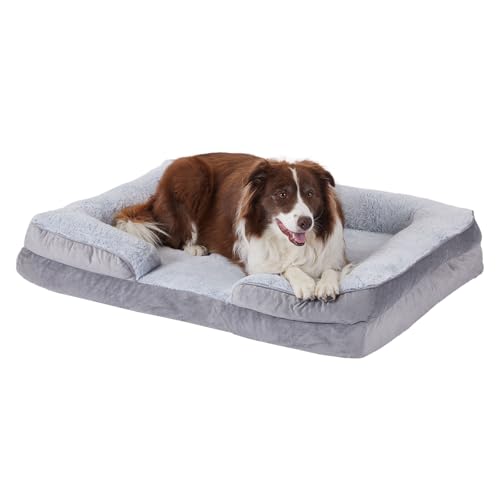 GUPPBF Großes Hundebett - Orthopädisches Hundebett - Sofa für Haustiere - Abnehmbar und maschinenwaschbar - Weich und rutschfest - Grau - 115cm×75cm×20cm GUPPBF Großes Hundebett - Orthopädisches Hundebett - Sofa für Haustiere - Abnehmbar und maschinenwaschbar - Weich und rutschfest - Grau - 115cm×75cm×20cm von GUPPBF