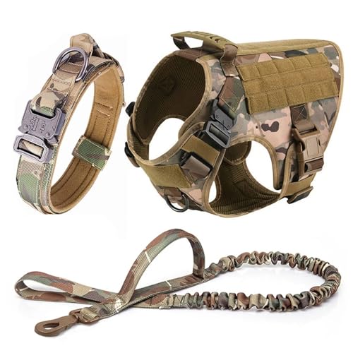Französische Bulldogge Deutsche Schäferhund Labrador Einstellbarer Nylongurt Outdoor -Arbeitshund Training Camping Jagdgurt Weste,EIN Satz,M Französische Bulldogge Deutsche Schäferhund Labrador Einstellbarer Nylongurt Outdoor -Arbeitshund Training Camping Jagdgurt Weste,EIN Satz,M von GUQOFAIE