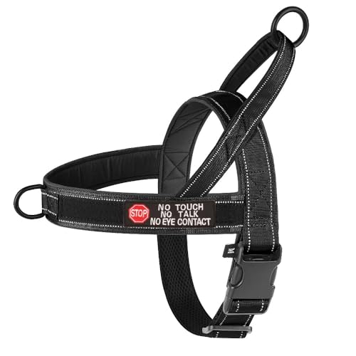 Kein Ziehen Nylon Militärtaktische Hundekabelbäder Sticker Aufkleber Im Freien Reflektierende Gepolsterte Hundekabelbaumweste Für Labrador French Bulldogge,B,M Kein Ziehen Nylon Militärtaktische Hundekabelbäder Sticker Aufkleber Im Freien Reflektierende Gepolsterte Hundekabelbaumweste Für Labrador French Bulldogge,B,M von GUQOFAIE