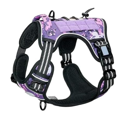Militärtaktisch Einstellbarer Nylon Hundekabelbaum Service Hunde Outdoor Reflektierende Einstellbare Gurtweste Für Labrador Deutsche Shepherd French Bulldogge,Lila,M Militärtaktisch Einstellbarer Nylon Hundekabelbaum Service Hunde Outdoor Reflektierende Einstellbare Gurtweste Für Labrador Deutsche Shepherd French Bulldogge,Lila,M von GUQOFAIE