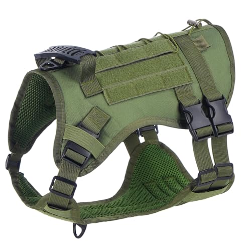 Military Tactical Haustierkabelbaum Im Freien Wasserdichtes Hund Camping Training Jagdgurtweste Für Deutsche Schäferhund French Bulldog Labrador,Grün,M Military Tactical Haustierkabelbaum Im Freien Wasserdichtes Hund Camping Training Jagdgurtweste Für Deutsche Schäferhund French Bulldog Labrador,Grün,M von GUQOFAIE