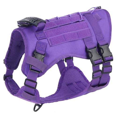 Military Tactical Haustierkabelbaum Im Freien Wasserdichtes Hund Camping Training Jagdgurtweste Für Deutsche Schäferhund French Bulldog Labrador,LILA,L Military Tactical Haustierkabelbaum Im Freien Wasserdichtes Hund Camping Training Jagdgurtweste Für Deutsche Schäferhund French Bulldog Labrador,LILA,L von GUQOFAIE