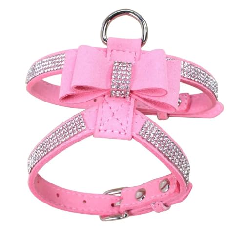 Mit Strassstein Funkelnden Bogenknoten Haustierkabelbaum Verstellbarer Katzenhund Welpe Samt Ledergurt Weste Fashion Pet Supplies Accessoires Accessoires,A,L Mit Strassstein Funkelnden Bogenknoten Haustierkabelbaum Verstellbarer Katzenhund Welpe Samt Ledergurt Weste Fashion Pet Supplies Accessoires Accessoires,A,L von GUQOFAIE
