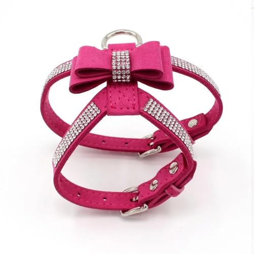 Velvet Ledergurt Weste Mit Strasssteinen Für Katzen Und Hunde Welpen Funkelnde Bogenmodienhundkabelbaum Für Labrador French Bulldog Pet Accessoires,B,L Velvet Ledergurt Weste Mit Strasssteinen Für Katzen Und Hunde Welpen Funkelnde Bogenmodienhundkabelbaum Für Labrador French Bulldog Pet Accessoires,B,L von GUQOFAIE