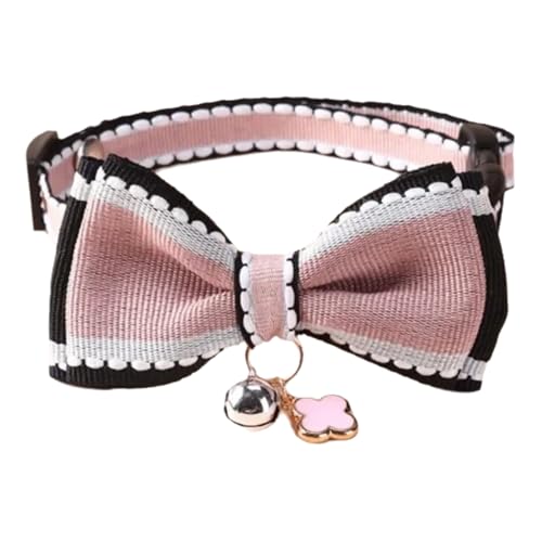Verstellbare Nylon -Haustierkragen Mit Bowgell Kätzchen Welpen Hochzeitsfeier Vorräte Für Yorkshire Terriers Mops Chihuahuas,A von GUQOFAIE