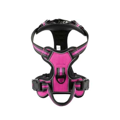 Weich Atmungsaktiv Ohne Pull -Hund Camping Training Kabelbaumweste Im Freien Reflektierend Einstellbare Nylon -Hunde Sicherheitsgurt Weste Für Labrador French Bulldogge,Rose Red,M Weich Atmungsaktiv Ohne Pull -Hund Camping Training Kabelbaumweste Im Freien Reflektierend Einstellbare Nylon -Hunde Sicherheitsgurt Weste Für Labrador French Bulldogge,Rose Red,M von GUQOFAIE