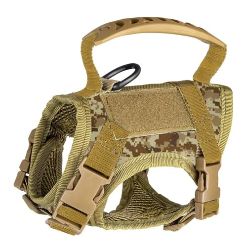 Weicher Und Komfortabler Nylon Kleiner Hund Katze Militärtaktische Gurtweste Einstellbares Haustier Camping Training Jagd Brustgürtelweste Für Mops Chihuahua,B Weicher Und Komfortabler Nylon Kleiner Hund Katze Militärtaktische Gurtweste Einstellbares Haustier Camping Training Jagd Brustgürtelweste Für Mops Chihuahua,B von GUQOFAIE