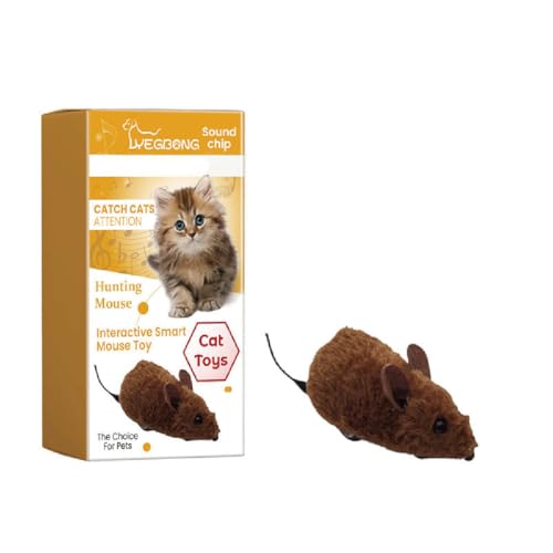 GUSHE Mausspielzeug für Katzen und Hunde, Plüsch Katzenspielzeug Maus Spielzeug, Interaktives Katzenspielzeug Maus für Katzen und Kätzchen, Perfekt für das Ausleben des Jagdinstinkts und Spielspaß GUSHE Mausspielzeug für Katzen und Hunde, Plüsch Katzenspielzeug Maus Spielzeug, Interaktives Katzenspielzeug Maus für Katzen und Kätzchen, Perfekt für das Ausleben des Jagdinstinkts und Spielspaß von GUSHE