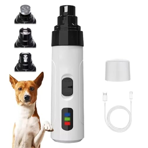 GUSHE Dr Pfoten - KrallenSchleifer Pro Salon - Stressfreie Krallenpflege für Hunde, Elektrische Hunde Krallenschleifer mit 3 Schleifköpfen, Wiederaufladbare Krallenschere für Hunde und Katzen GUSHE Dr Pfoten - KrallenSchleifer Pro Salon - Stressfreie Krallenpflege für Hunde, Elektrische Hunde Krallenschleifer mit 3 Schleifköpfen, Wiederaufladbare Krallenschere für Hunde und Katzen von GUSHE