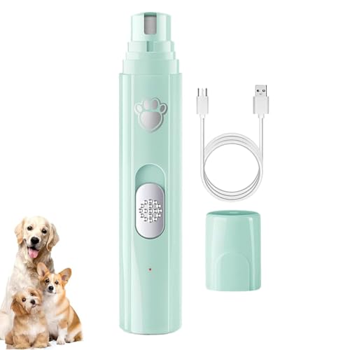 KrallenSchleifer Pro Set - Schmerzfreier Nagelschleifer fur Hunde,Professionelle Hundekrallenschleifer,2 Geschwindigkeiten,Wiederaufladbare Krallenschleifer für Große Mittlere Kleine Hunde Katzen (B) von GUSHE