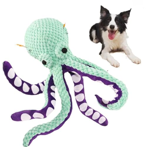 Pawforloves Premium Pet Plush Toy Octopus,Oktopus Plüschtier für Hunde,Plüsch Quietschendes Hundespielzeug,interaktives Hundekauspielzeug,Hunde-Quietschspielzeug für das Kleiner und Mittlerer Hunde Pawforloves Premium Pet Plush Toy Octopus,Oktopus Plüschtier für Hunde,Plüsch Quietschendes Hundespielzeug,interaktives Hundekauspielzeug,Hunde-Quietschspielzeug für das Kleiner und Mittlerer Hunde von GUSHE