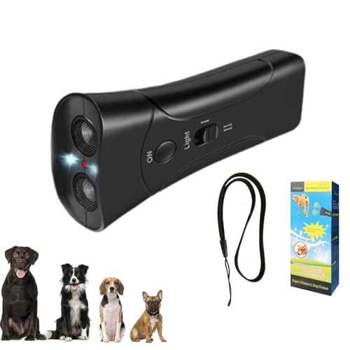 Pet Zen Pro Anti Barking Device - Upgrades Dog Bark Deterrent Devices,Ultraschall Anti Bellen Gerät für Hunde,2 Modi Handheld Hund Repeller Trainer mit LED Licht,für kleine mittelgroße große Hunde Pet Zen Pro Anti Barking Device - Upgrades Dog Bark Deterrent Devices,Ultraschall Anti Bellen Gerät für Hunde,2 Modi Handheld Hund Repeller Trainer mit LED Licht,für kleine mittelgroße große Hunde von GUSHE