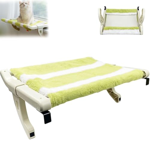 Sniffyuniverse Purrloft Cat Bed, Purrloft Bed for Cats, Katzen Hängematte Fenster, Katzen Fensterliege Einstellbar, Hängende Katzenbett für Fensterbänke, Nachttische, Schubladen und Schränke von GUSHE
