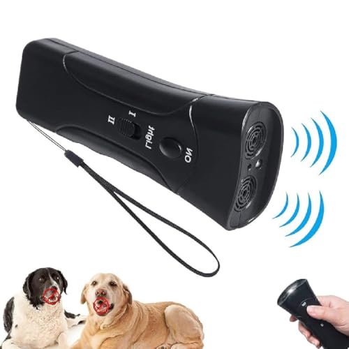 Ultraschall-Antibell-Hundegerät, Ultraschall Anti Bellen Hund Gerät, Handheld-Ultraschall-Hundekontrollgeräte, wiederaufladbares Hundebellen Abschreckungsgerät für Drinnen und Drauße Ultraschall-Antibell-Hundegerät, Ultraschall Anti Bellen Hund Gerät, Handheld-Ultraschall-Hundekontrollgeräte, wiederaufladbares Hundebellen Abschreckungsgerät für Drinnen und Drauße von GUSHE