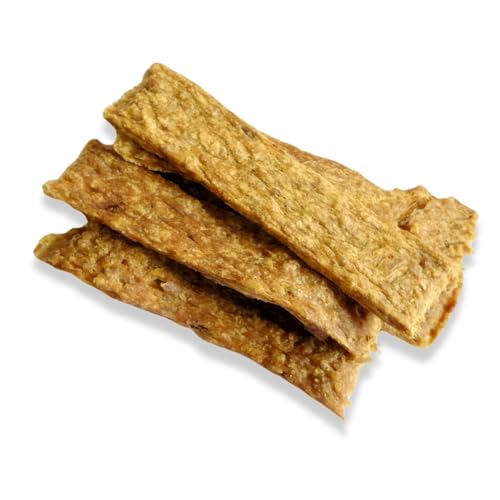 GUSTO PETS, Leckereien für Hund, Fleischstreifen mit Perlhütler, 100g GUSTO PETS, Leckereien für Hund, Fleischstreifen mit Perlhütler, 100g von GUSTO PETS