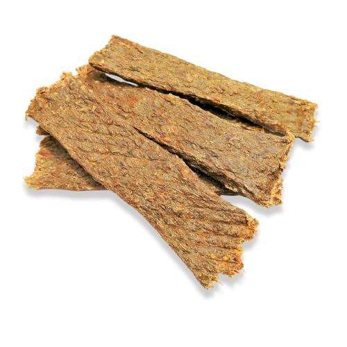 GUSTO PETS Fleischstreifen aus Lammfell für Hund, 100g von GUSTO PETS
