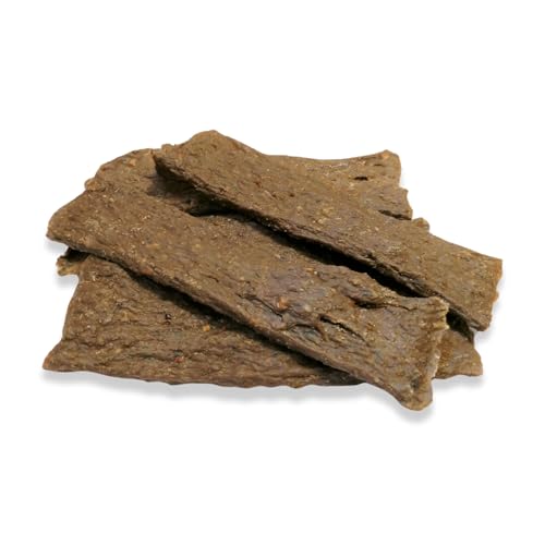 Gusto Pets Natürliche, getrocknete Fleischstreifen mit Fisch 100 g – 99 % Fisch, Getreidefrei, Kausnack für Hunde, Schonend getrocknet, Leckerbissen Gusto Pets Natürliche, getrocknete Fleischstreifen mit Fisch 100 g – 99 % Fisch, Getreidefrei, Kausnack für Hunde, Schonend getrocknet, Leckerbissen von GUSTO PETS