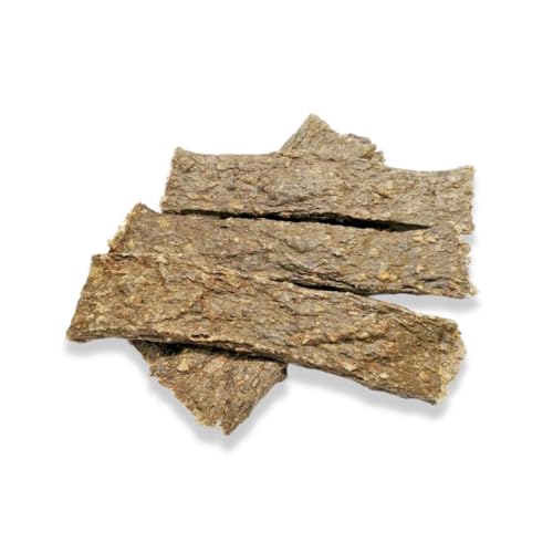Gusto Pets Natürliche, getrocknete Hirschfleischstreifen 100 g – 100 % Hirsch, Getreidefrei, Kausnack für Hunde, Schonend getrocknet, Leckerbissen von GUSTO PETS
