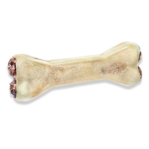 GUSTO PETS Knochen mit Rinderpeniszusatz 12 cm 55g 100% naturbelassener Kauknochen von GUSTO PETS