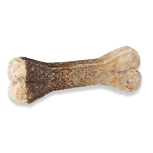 GUSTO PETS Lachs Knochen 5% 17cm 115g 100% Natur-Kauknochen von GUSTO PETS