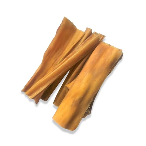 GUSTO PETS Ziegenleder für Hunde - Natürliche Kauspackung, 100g, Getreidesfrei, Leicht verdaulicher Beiß, Hundelocker von GUSTO PETS