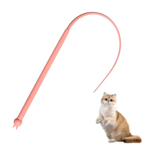 GUTERTOP Twiggle Tail Katzenangel, Silikon Teaser Katzen Zauberstab Spielzeug Für Kätzchen Für Indoor-Katzenspielübungen 77CM GUTERTOP Twiggle Tail Katzenangel, Silikon Teaser Katzen Zauberstab Spielzeug Für Kätzchen Für Indoor-Katzenspielübungen 77CM von GUTERTOP