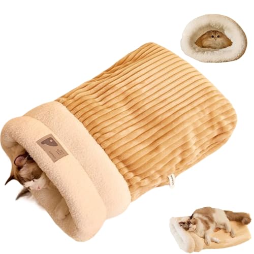 GUUIESMU Katzenschlafsack,Cat Sleeping Bag Winter,Schlafsack Katze,Schlafsack Für Katzen,Comfortable Katzen Schlafsack, Selbstwärmendes Katzennestbett, Haustiermatte,bequemes Haustierhöhlenbett (M,C) GUUIESMU Katzenschlafsack,Cat Sleeping Bag Winter,Schlafsack Katze,Schlafsack Für Katzen,Comfortable Katzen Schlafsack, Selbstwärmendes Katzennestbett, Haustiermatte,bequemes Haustierhöhlenbett (M,C) von GUUIESMU