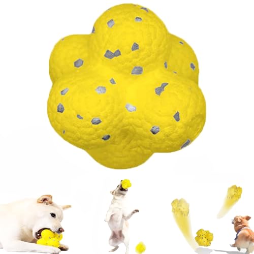 GUUIESMU Hundespielzeug Kugel, Hundeball, Interaktives Kauspielzeug, Unzerstörbar, Für Kleine, Mittlere, Große Hunde von GUUIESMU