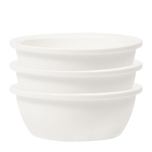 GUUSII HOME 3 Stück Ersatznäpfe Ersatzschalen Keramik für Bambus Foodbar, mikrowellen und spülmaschinenfest(12cm-6.76oz) von GUUSII HOME